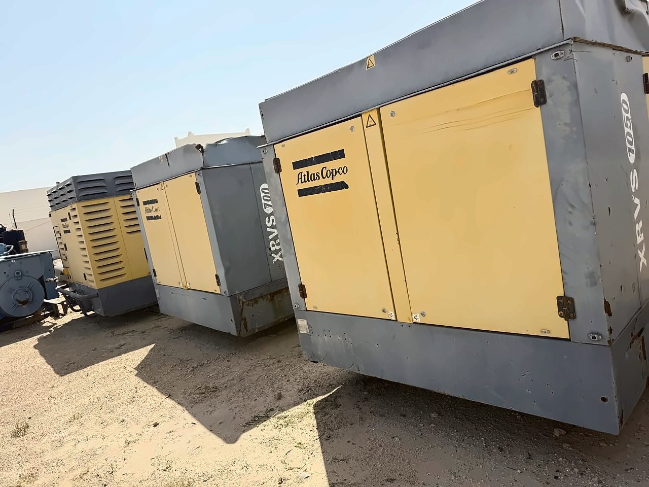 Atlas Copco portable air compressors
